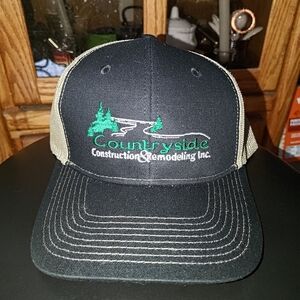 Countryside Construction & Remodeling Inc Embroidered Trucker Snapback Hat Cap